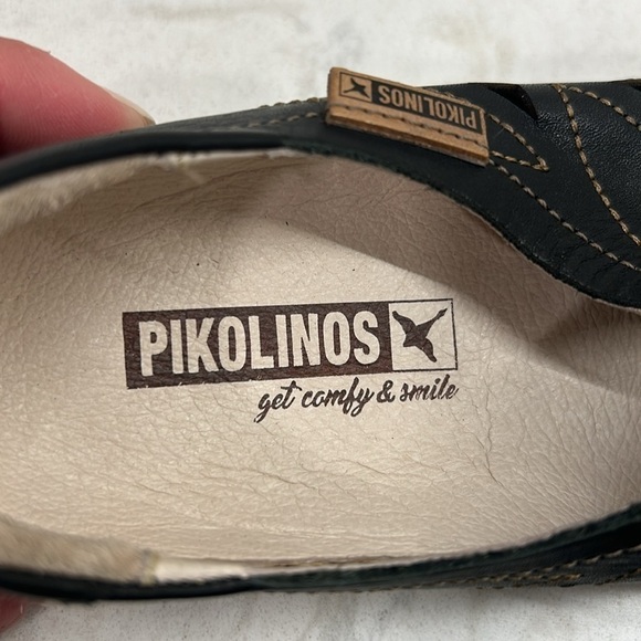 Pikolinos Jerez Womens EU 36 US 6 Black Leather Loafer Shoes Driving Moccasin - Picture 12 of 16